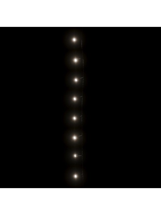 Světelný řetěz s 2000 LED dovnitř a ven 200 m IP44 studená bílá