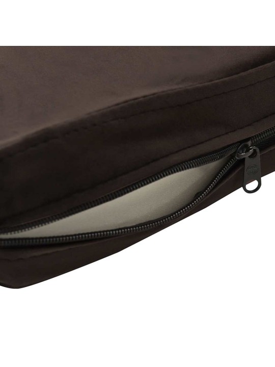 Pohovka pro psy hnědá 72 x 45 x 30 cm plyš