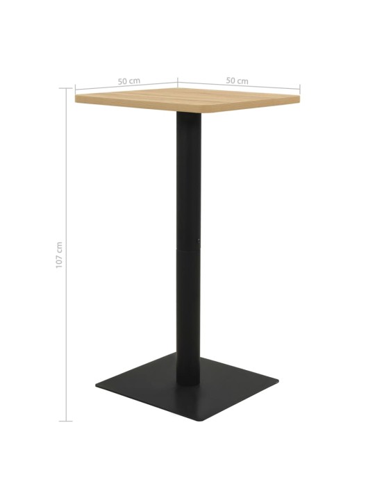 Bistro stolek barva dub 50 x 50 x 107 cm