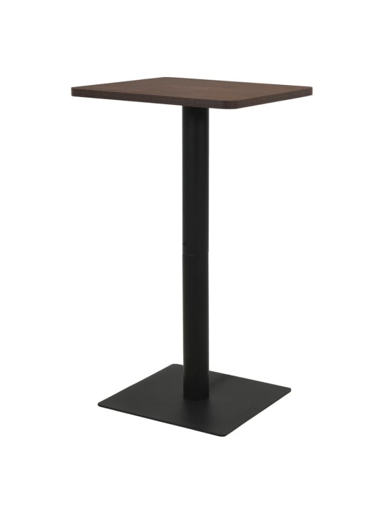 Bistro stolek tmavý jasan 60 x 60 x 107 cm