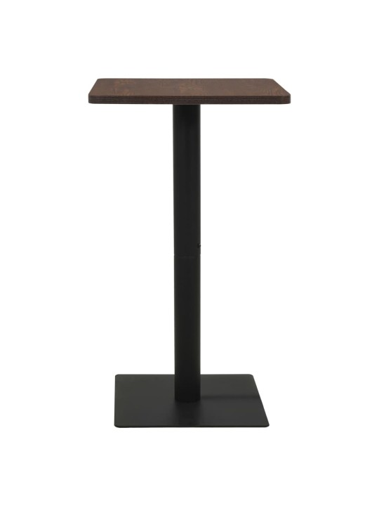 Bistro stolek tmavý jasan 60 x 60 x 107 cm