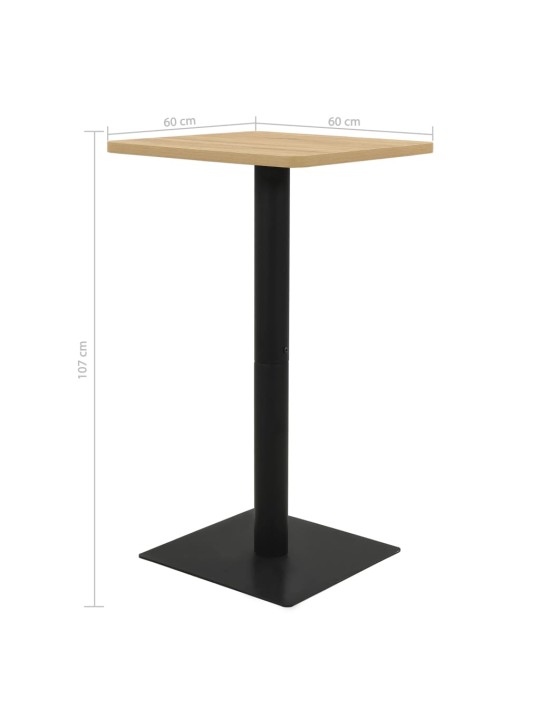 Bistro stolek dubová barva 60 x 60 x 107 cm