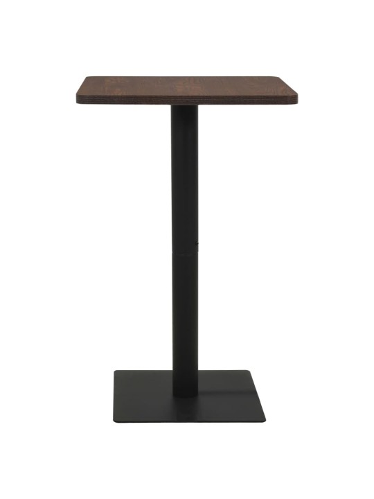 Bistro stolek tmavý jasan 78,5 x 78,5 x 107 cm