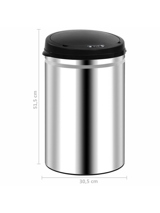 Odpadkový koš s automatickým senzorem 30 l nerezová ocel