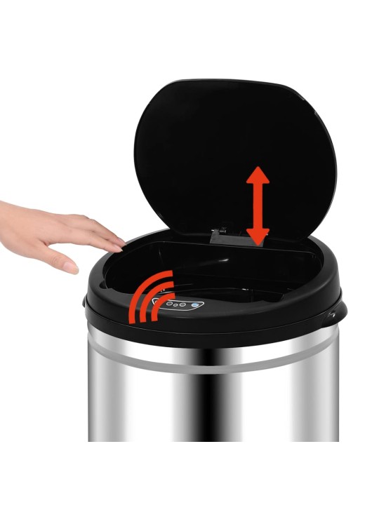 Odpadkový koš s automatickým senzorem 40 l nerezová ocel
