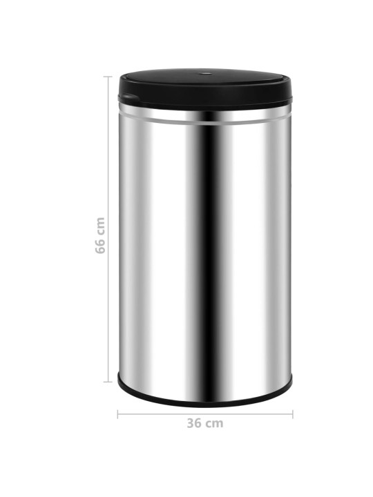 Odpadkový koš s automatickým senzorem 60 l nerezová ocel
