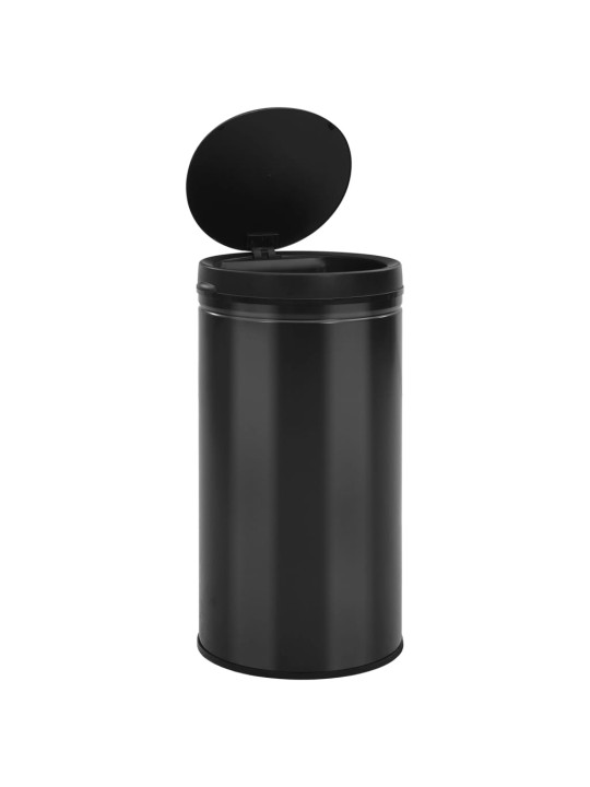 Odpadkový koš s automatickým senzorem 60 l uhlíková ocel černý
