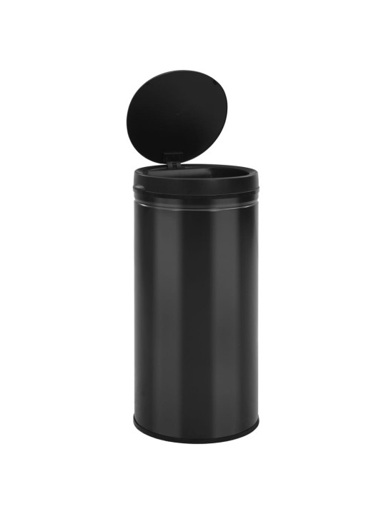 Odpadkový koš s automatickým senzorem 70 l uhlíková ocel černý
