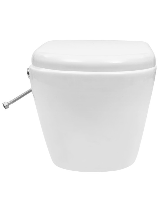Závěsné WC bezobrubové s podomítkovou nádržkou keramika bílé