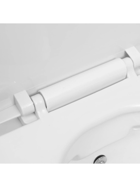 Závěsné WC bezobrubové s podomítkovou nádržkou keramika bílé