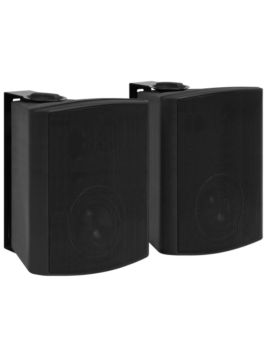 Nástěnné stereo reproduktory 2 ks černé interiér exteriér 120 W