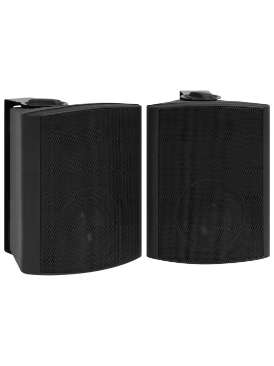 Nástěnné stereo reproduktory 2 ks černé interiér exteriér 120 W