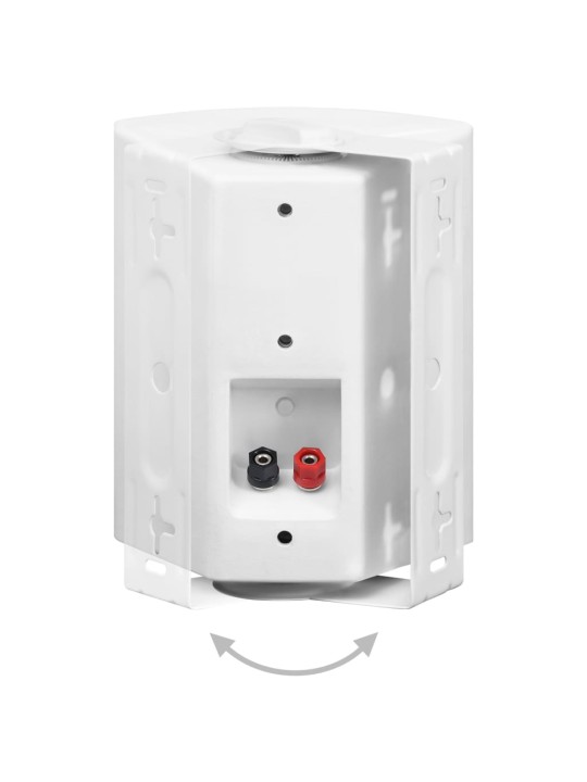 Nástěnné stereo reproduktory 2 ks bílé interiér exteriér 80 W