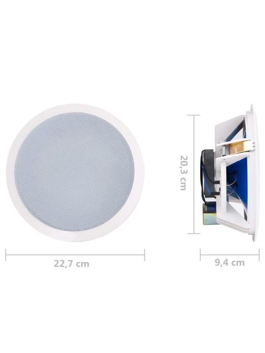 Vestavěné nástěnné a stropní reproduktory s tweeterem 2ks 360 W