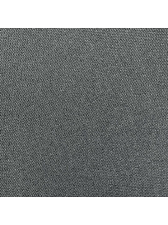 Křeslo s podnožkou světle šedé textil