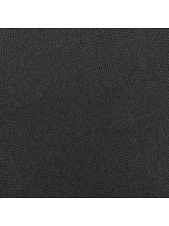 Křeslo s podnožkou tmavě šedé textil