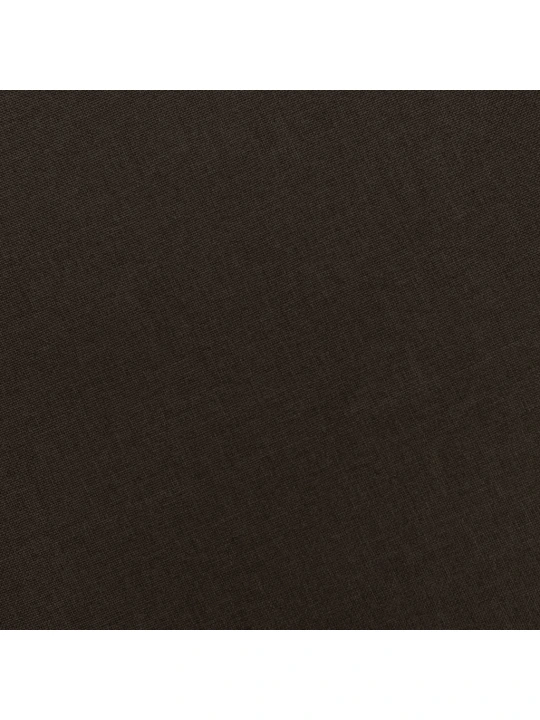 Křeslo s podnožkou tmavě hnědé textil