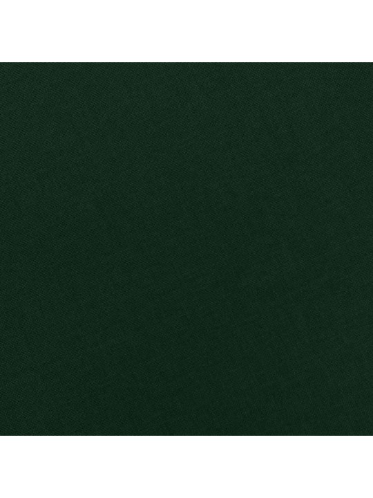 Křeslo s podnožkou tmavě zelené textil