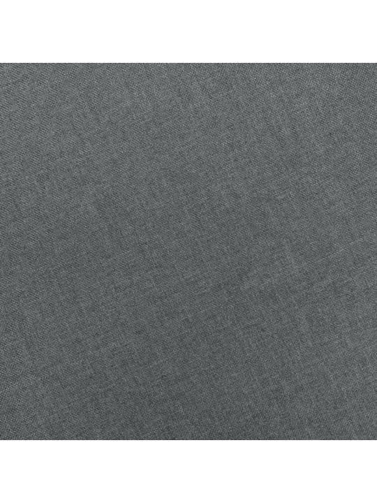 Masážní křeslo s podnožkou světle šedé textil