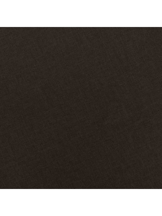 Masážní křeslo s podnožkou tmavě hnědé textil