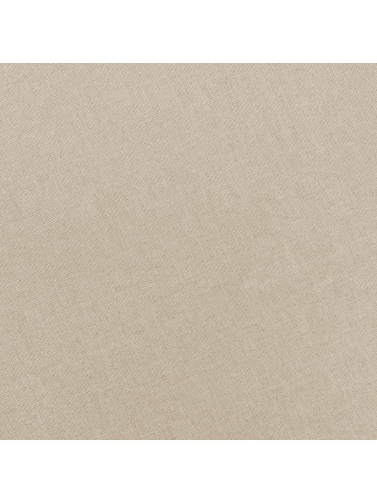 Masážní křeslo s podnožkou krémové textil