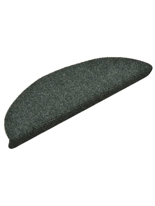 Samolepící nášlapy na schody 15 ks zelené 56x17x3 cm vpichované