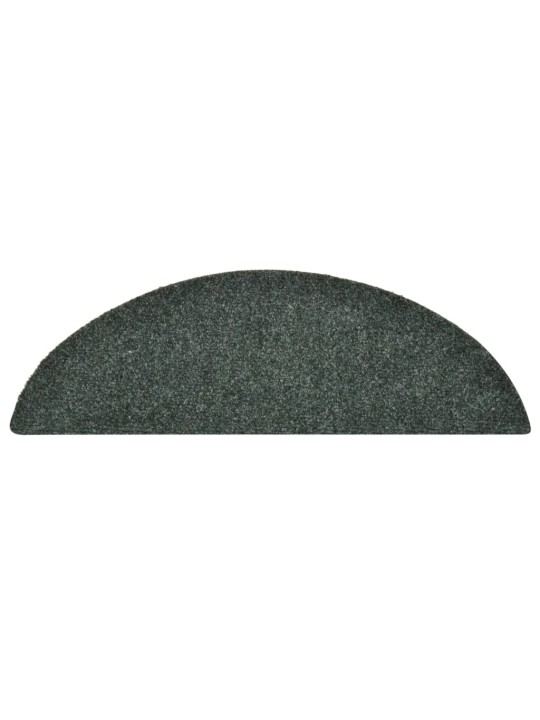 Samolepící nášlapy na schody 15 ks zelené 56x17x3 cm vpichované