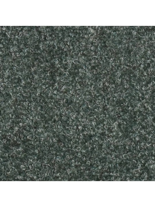 Samolepící nášlapy na schody 15 ks zelené 56x17x3 cm vpichované