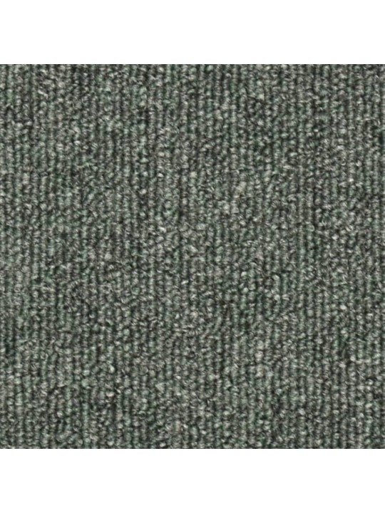 Kobercové nášlapy na schody 15 ks tmavě zelené 56 x 17 x 3 cm