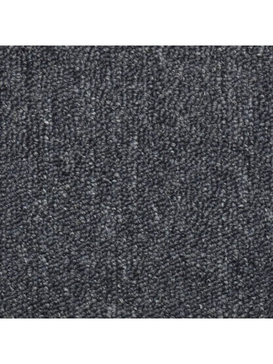 Kobercové nášlapy na schody 15 ks tmavě šedo-modré 56x17x3 cm