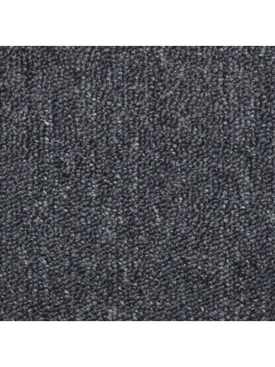 Kobercové nášlapy na schody 15 ks tmavě šedo-modré 65x24x4 cm