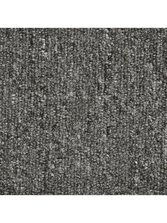 Kobercové nášlapy na schody 15 ks tmavě šedé 56 x 17 x 3 cm