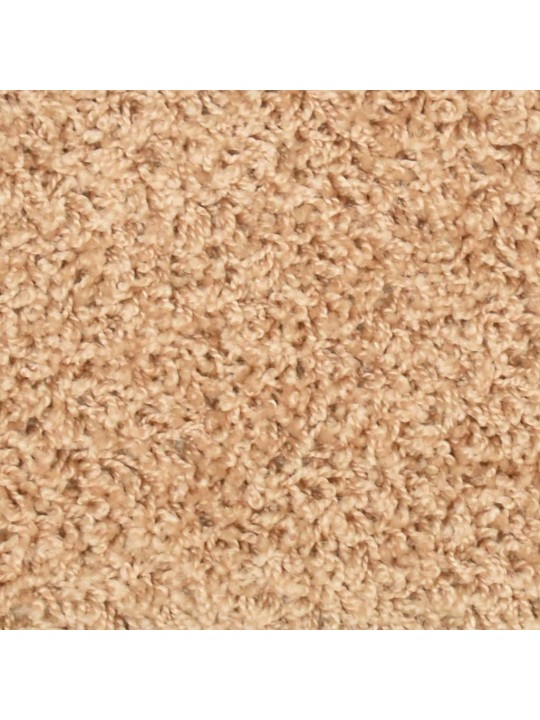 Kobercové nášlapy na schody 15 ks zlaté 56 x 17 x 3 cm