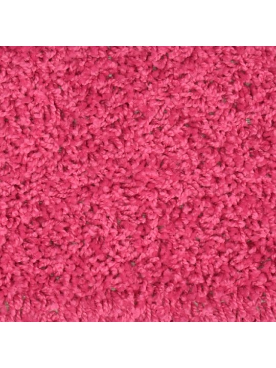Kobercové nášlapy na schody 15 ks růžové 65 x 21 x 4 cm