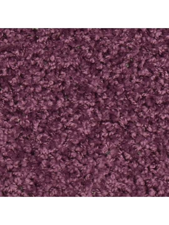 Kobercové nášlapy na schody 15 ks tmavě fialové 56 x 17 x 3 cm