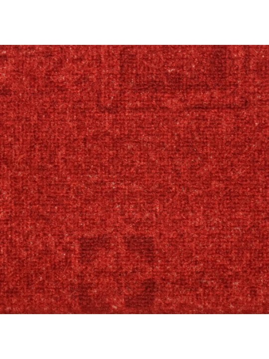 Samolepící nášlapy na schody 15 ks červené 65 x 21 x 4 cm