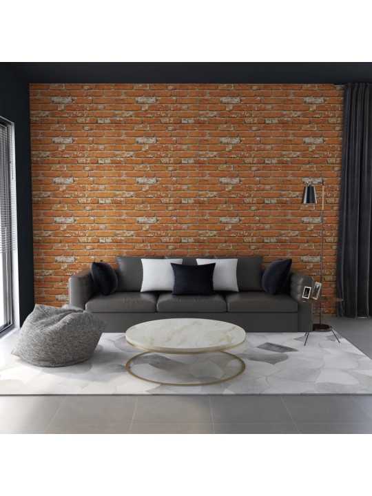 3D nástěnné panely design světle hnědé cihly 10 ks EPS