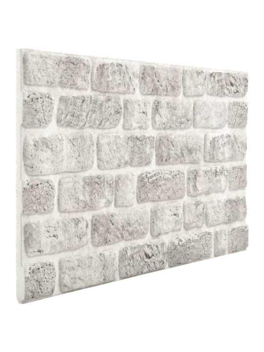 3D nástěnné panely design světle šedé cihly 10 ks EPS