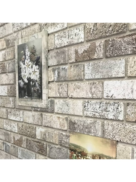 3D nástěnné panely design pískové cihly 10 ks EPS
