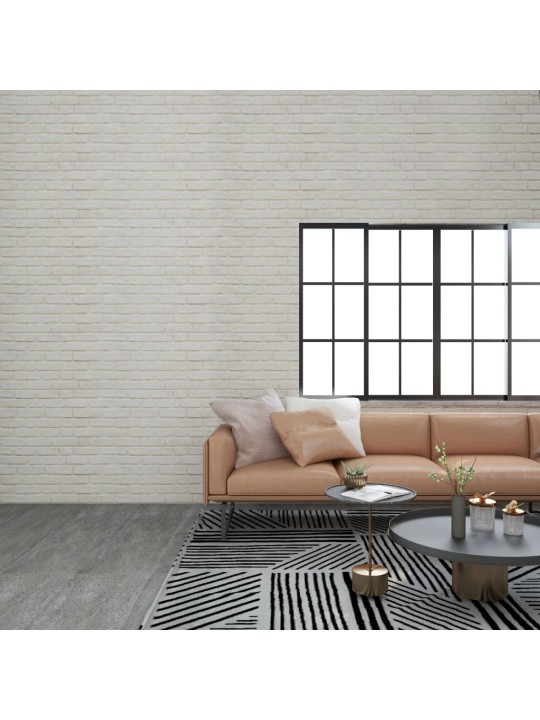 3D nástěnné panely design bílé cihly 10 ks EPS