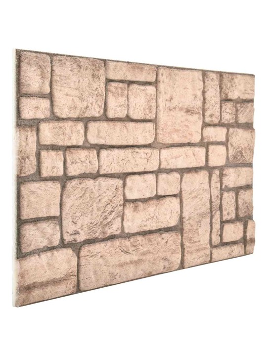 3d nástěnné panely design béžové cihly 10 ks eps
