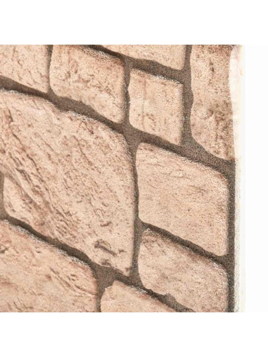 3d nástěnné panely design béžové cihly 10 ks eps