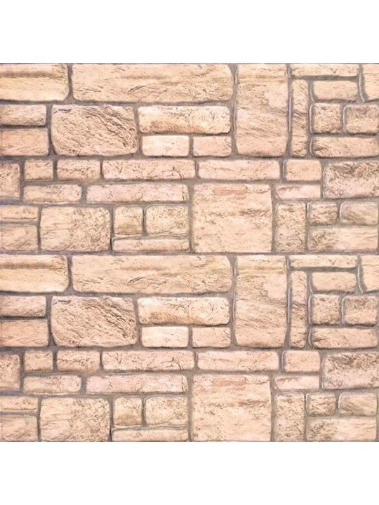 3d nástěnné panely design béžové cihly 10 ks eps