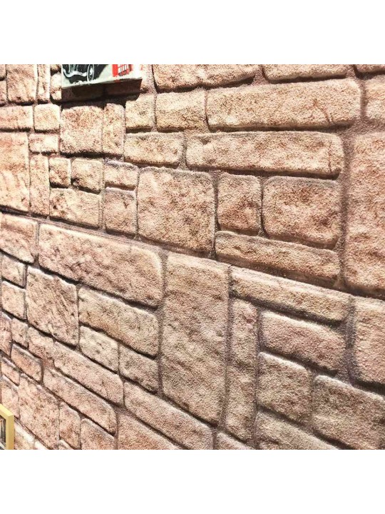 3d nástěnné panely design béžové cihly 10 ks eps