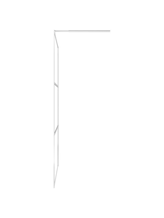 Zástěna do průchozí sprchy čiré ESG sklo 100 x 195 cm