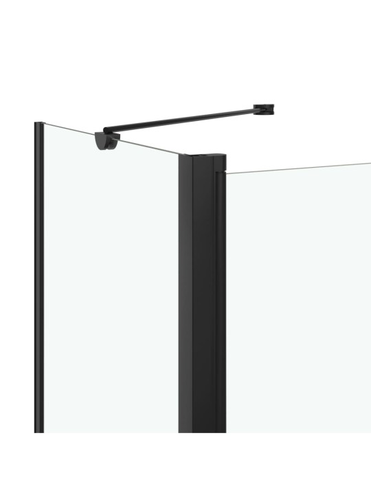 Skládací sprchový kout ESG 120 x 68 x 130 cm černý
