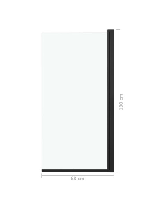 Sprchový kout ESG 68 x 130 cm černý