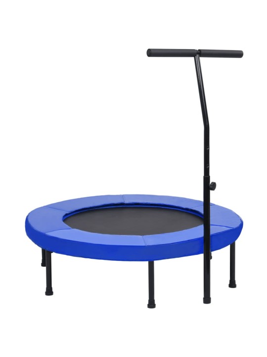 Fitness trampolína s rukojetí a bezpečnostní podložkou 102 cm