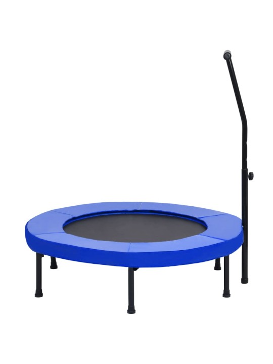 Fitness trampolína s rukojetí a bezpečnostní podložkou 102 cm