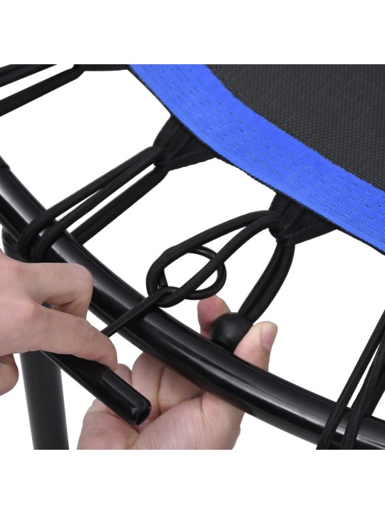 Fitness trampolína s rukojetí a bezpečnostní podložkou 102 cm
